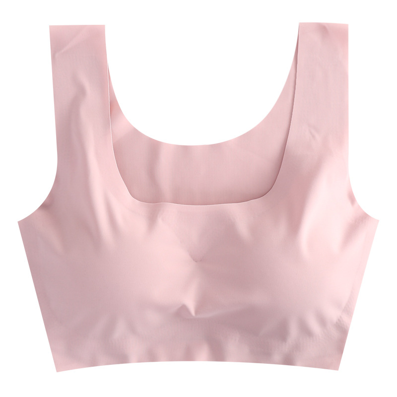 Anxin Generation Sleeping Back Bra No Wires Gathering Seamless Large Size Shockproof Vest Yoga Sports Bra for Women