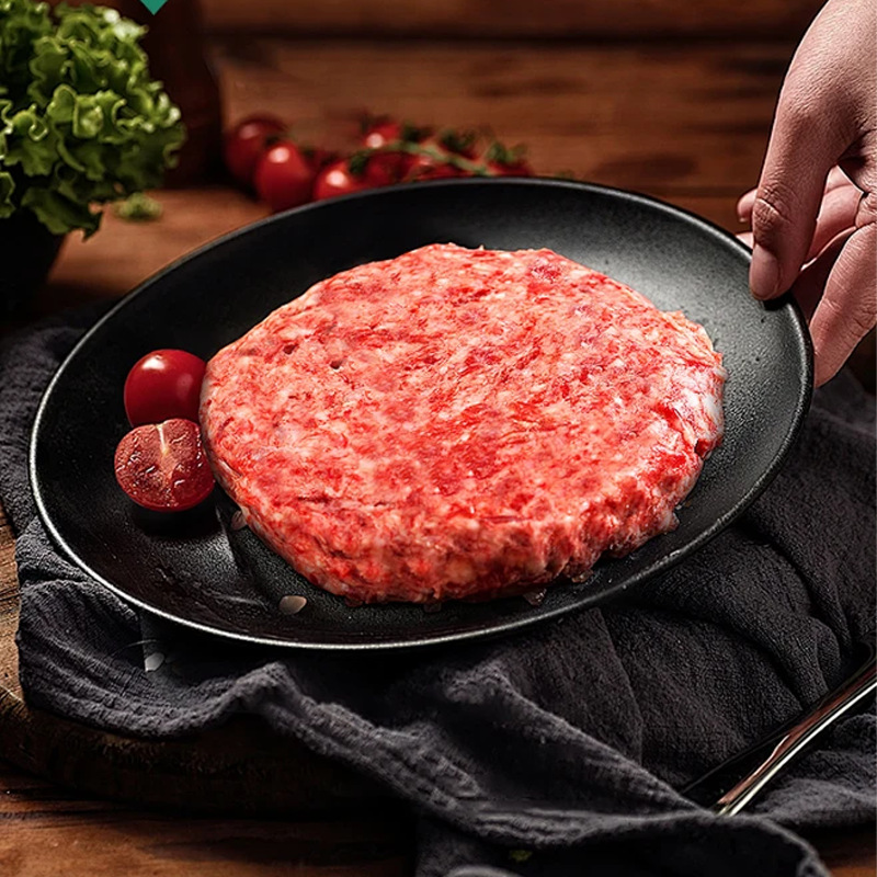 Rockwell Den Hand-Made Beef Patties, Hamburger Patties, Semi-Finished Beef Patties, Pre-Made Dishes, Commercial Wholesale, Chain Catering