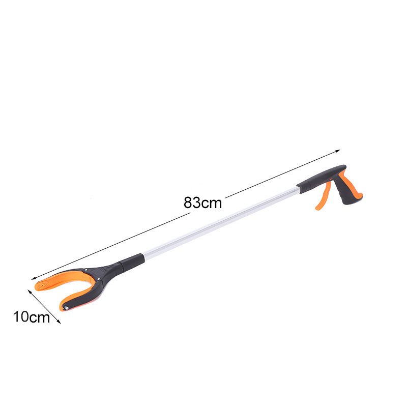 83cm garbage clip pick-up device windproof garbage bag sanitation clip long handle garbage clamp household sanitary pick-up clip