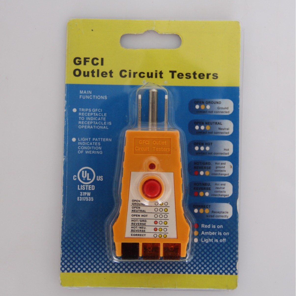 Socket safety tester WH305 American standard socket insulation leakage test wiring judgment SK305