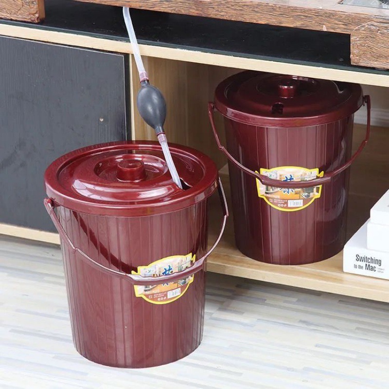Tea residue bucket waste water bucket tea trash can filter kung fu tea ceremony zero matching tea bucket household tea bucket tea set accessories
