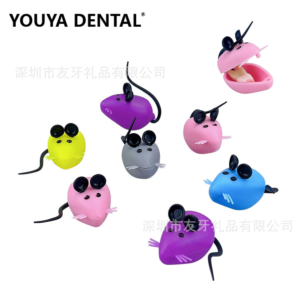 Коробка для хранения молочных зубов детей, пластиковая коробка для коллекции зубов, коробка для замены зубов оптом