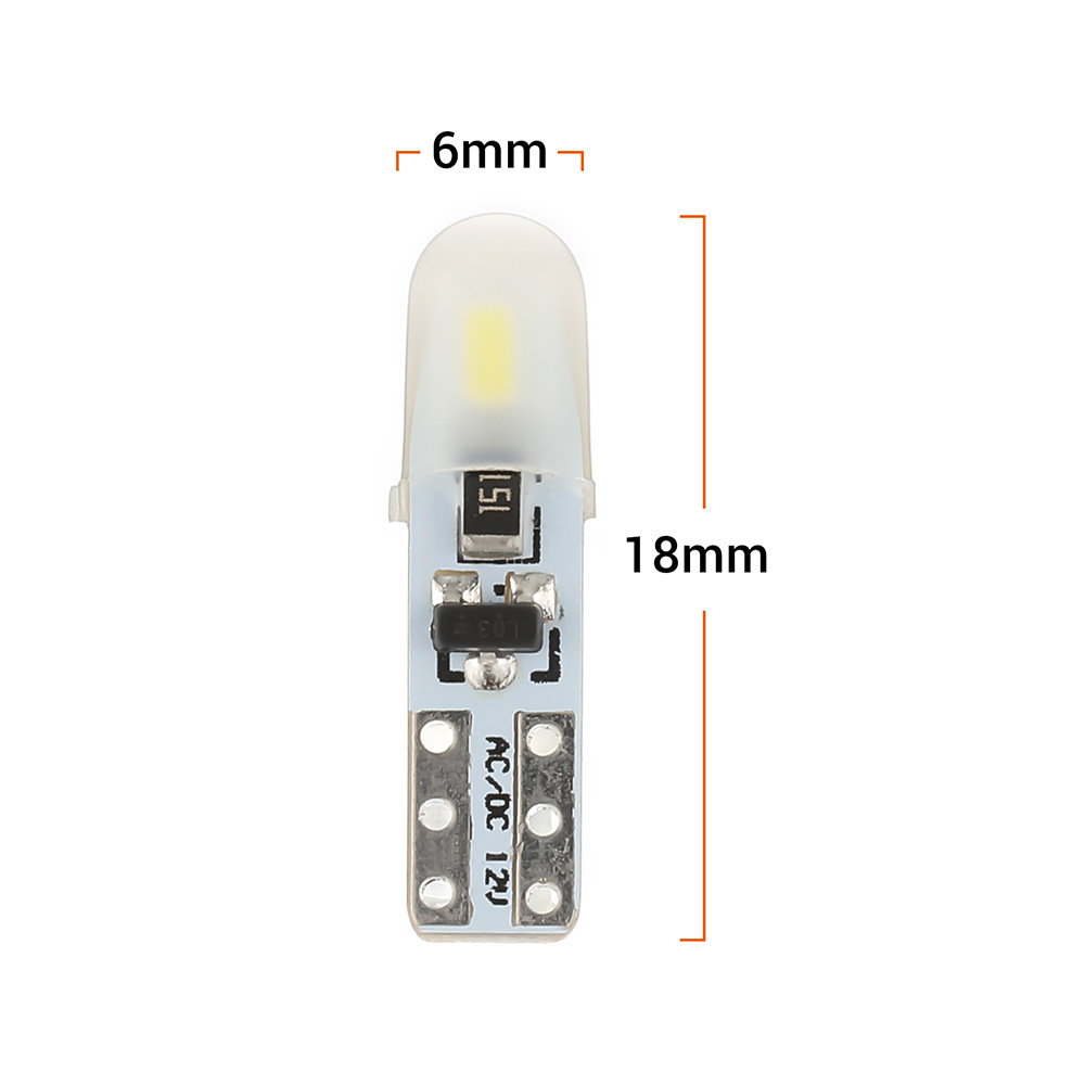 Zhonghui Car Bulb T5 Car Led Instrument Light Makeup Light T5 3014 2Smd 3D Astigmatism Indicator Light