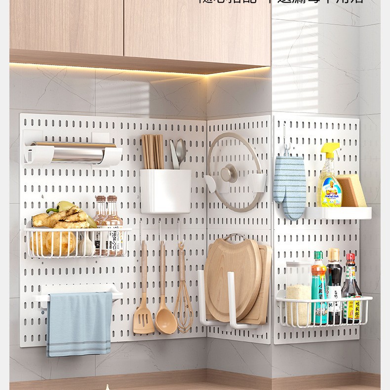 Foshan Pegboard Multifunctional Tool Rack Hardware Tool Rack Five-Tool Display Rack Pegboard Hanging Display Storage Rack