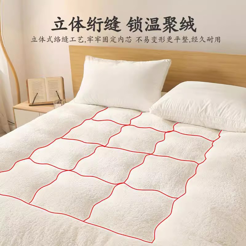 New Thickened Lamb Wool Mattress Soft Cushion for Home Use Tatami Dormitory Single Student Sponge Mattress