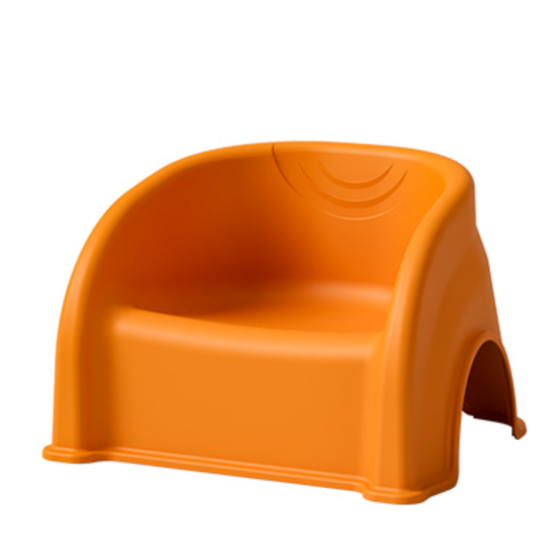 Children's Baby Small Stool with Backrest, One-Year-Old Low Stool, Plastic Dining Chair, Comfortable Long-Sitting Bench, Bath and Shoe-Changing Stool