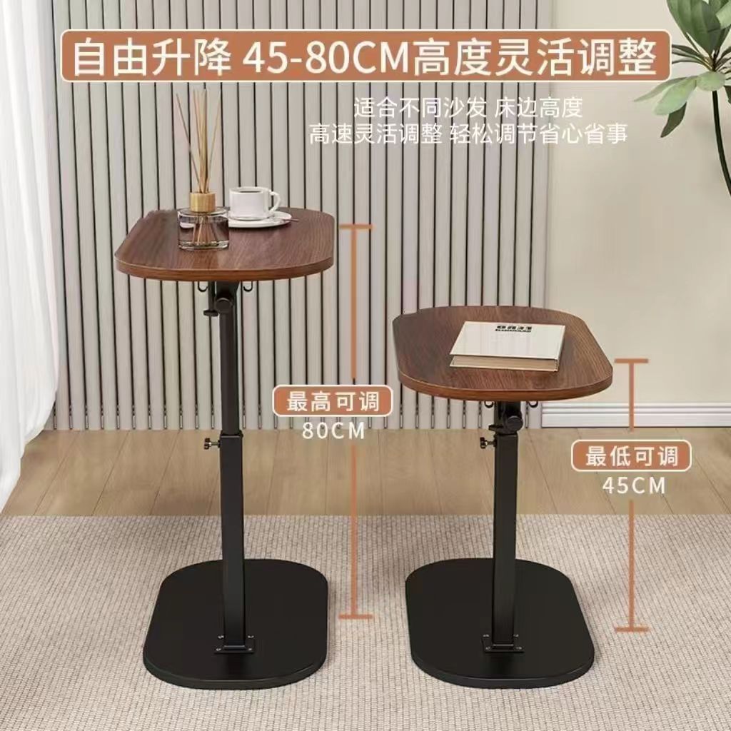 Household Sofa Side Table Foldableing Small Coffee Table Table Living Room Mobile Small Tea Table Storage Rack Bedside Mini Bedside Table