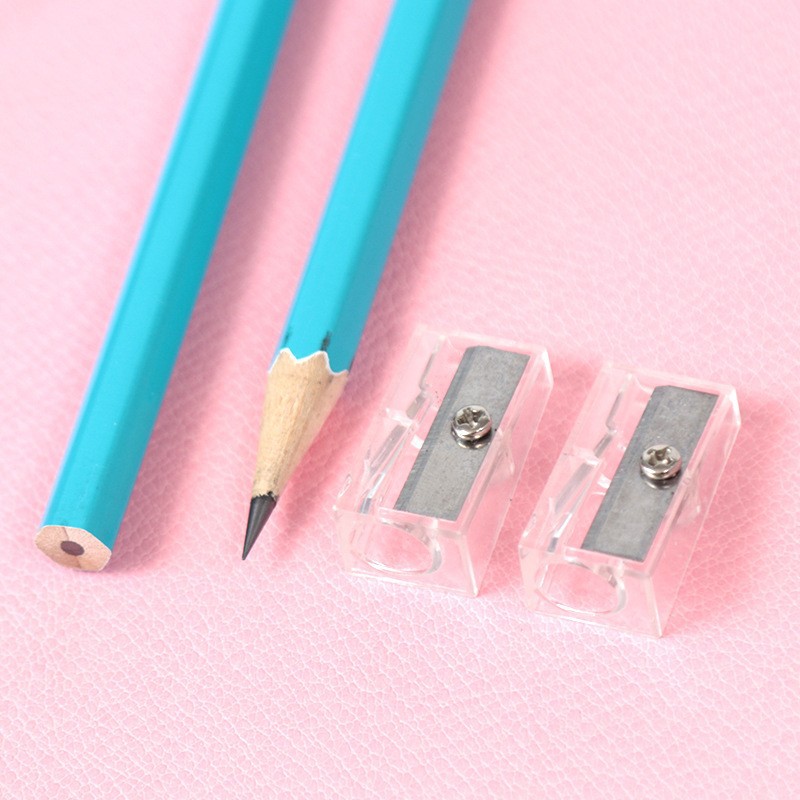 Taihao Beveled Transparent Knife Core Accessories Pencil Sharpener Pencil Charcoal Pencil Sharpener Eyebrow Pencil Sharpener Pencil Sharpener Planer