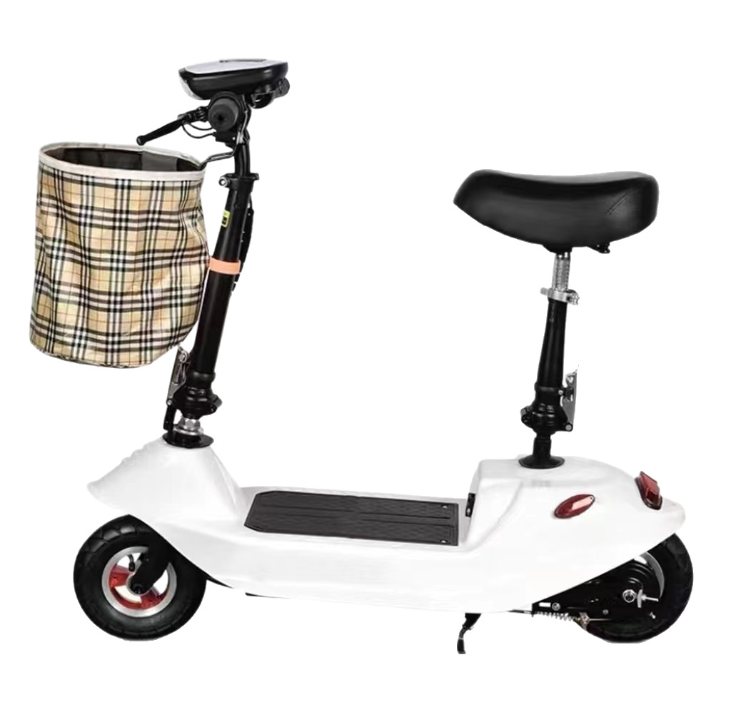 Little Dolphin Mini Electric Scooter with Battery Small Foldable Battery Car Work Campus Mobility Scooter