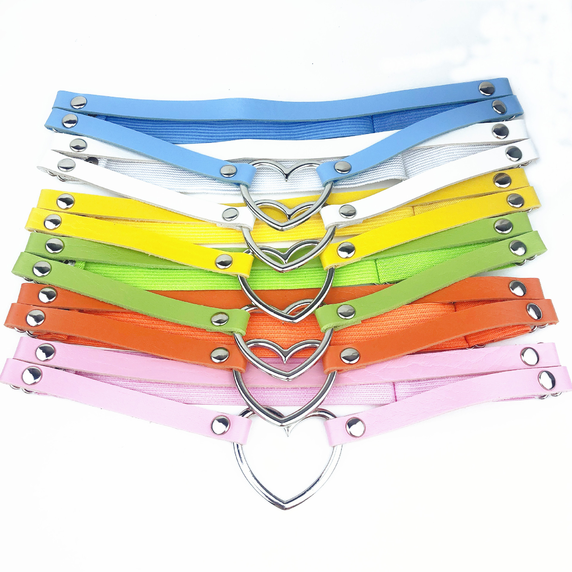 joker Sexy Performance Accessories Love Heart Ring Cat Head Fun Leg Ring Garter Belt Punk Fashion Foot Ring