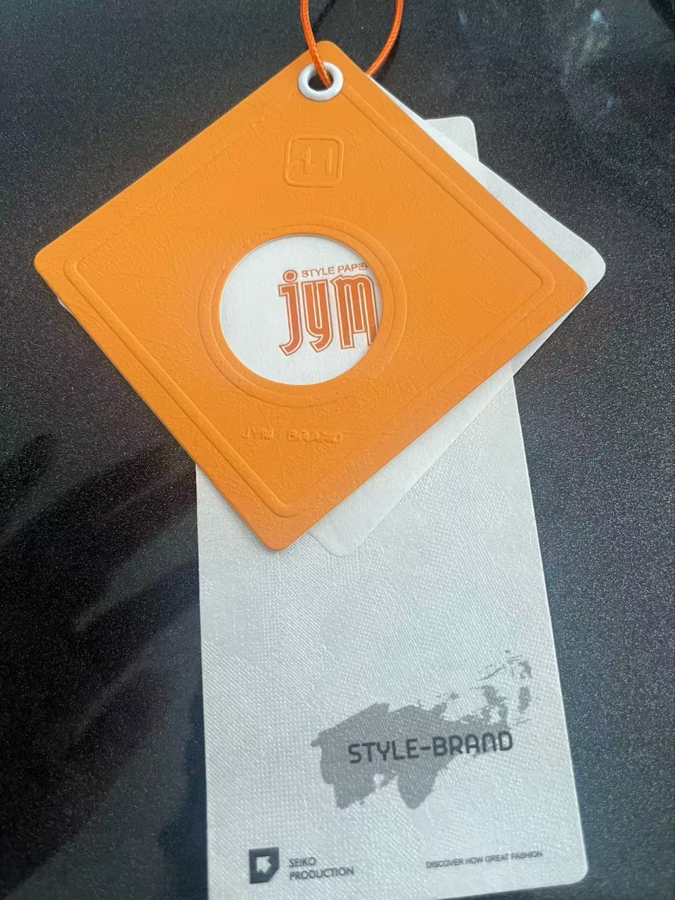 Casual Style National Trend Hanging Tag Special-Shaped Trendyy Clothing Design Hanging Tag Toy Jewelry Universal High-End Hanging Card Certificate