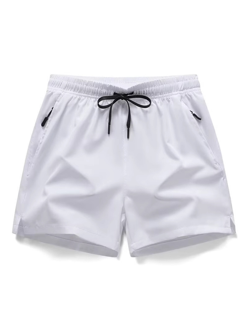 Slimming Men's Summer Running Fitness Basketball Shorts Ice Silk Quick-Dry Beach Shorts for Outdoor Wear 3-Point