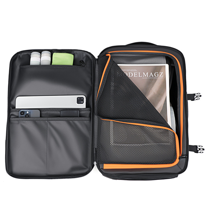 Business Backpack for Male College Students, Expanded Travel Backpack, Business Trip and Commuting Storage Backpack, Multi-Functional Anti-Theft Computer Bag