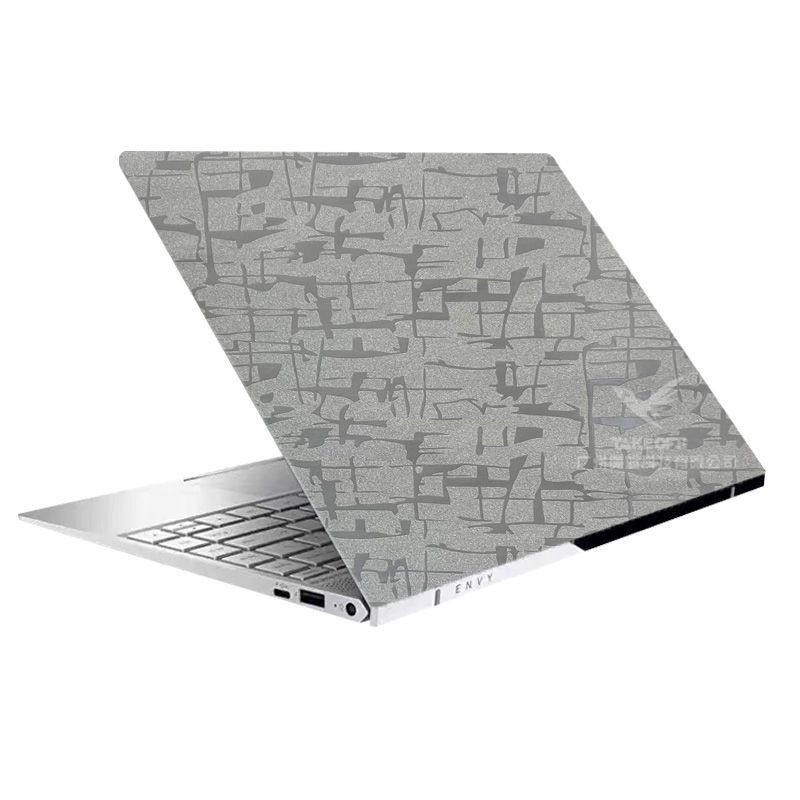 DIY crocodile leather laptop film stone pattern black 17 inch shell film DIY leather pattern 15.6 inch film