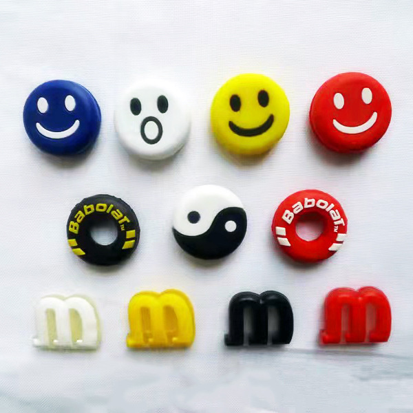 Силиконовый амортизатор для теннисной ракетки, улыбающееся лицо, мультяшная лапа кота, амортизатор, оптовая продажа