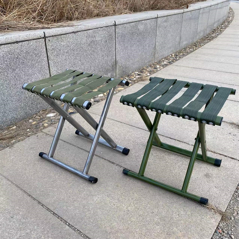 Portable Mazar Outdoor Folding Stool Household Small Bench Camping Train Leisure Fishing Folding Stool Wholesale
