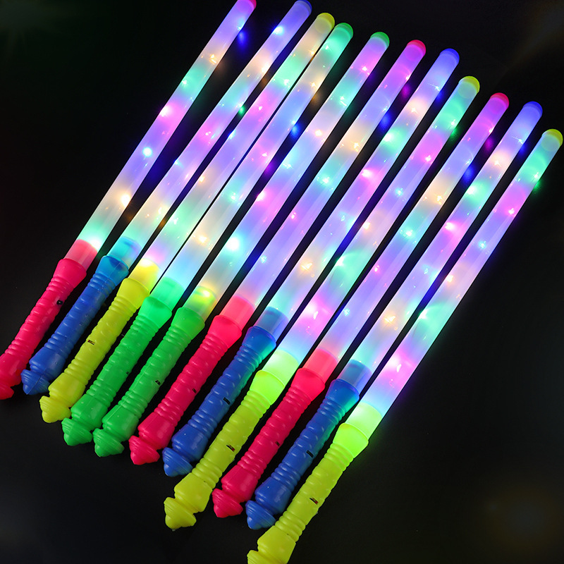 Colorful Monochrome Glow Stick Wholesale Digital LED Seven Light Medium Glow Stick Colorful Glow Stick Flash Stick Wholesale
