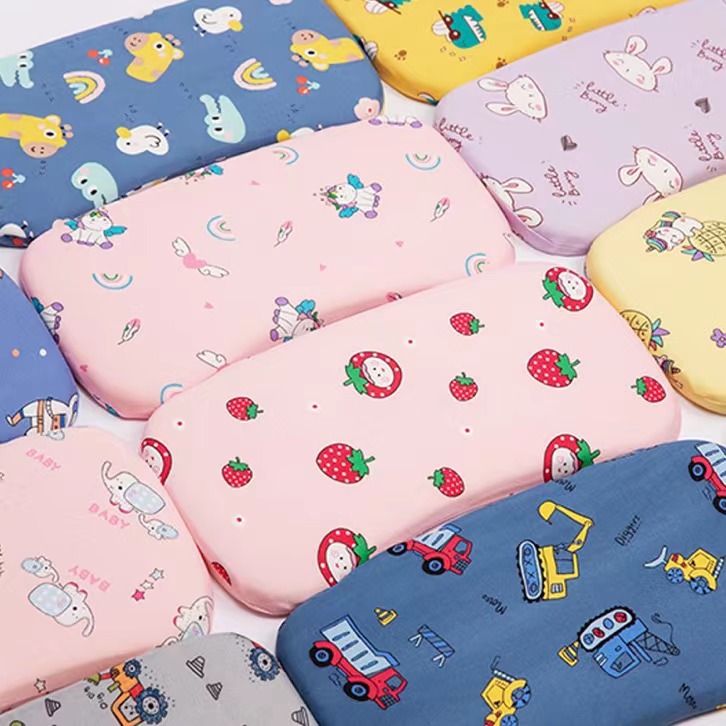 Cross-border cartoon set pillow children's pillow slow rebound memory cotton infant pillow newborn head baby pillow