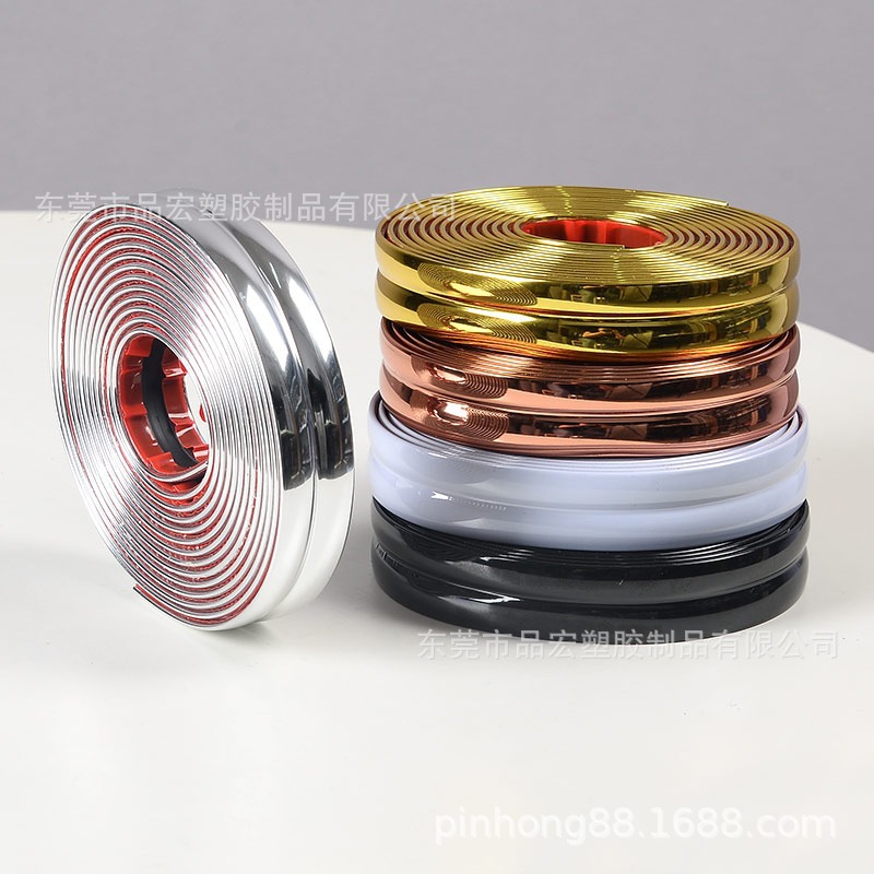 Self-adhesive Wall Cloth Seam Edge Strip Cabinet Decoration Tile Straight Corner Protection Strip Mirror Door Frame Edge Bending Strip