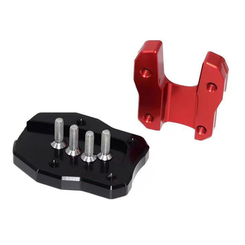 Cnc Modified Side Support Base Motorcycle Foot Support Enlarged Base Calf Electric Vehicle Side Stand Anti-Slip Pad Side Column Pad