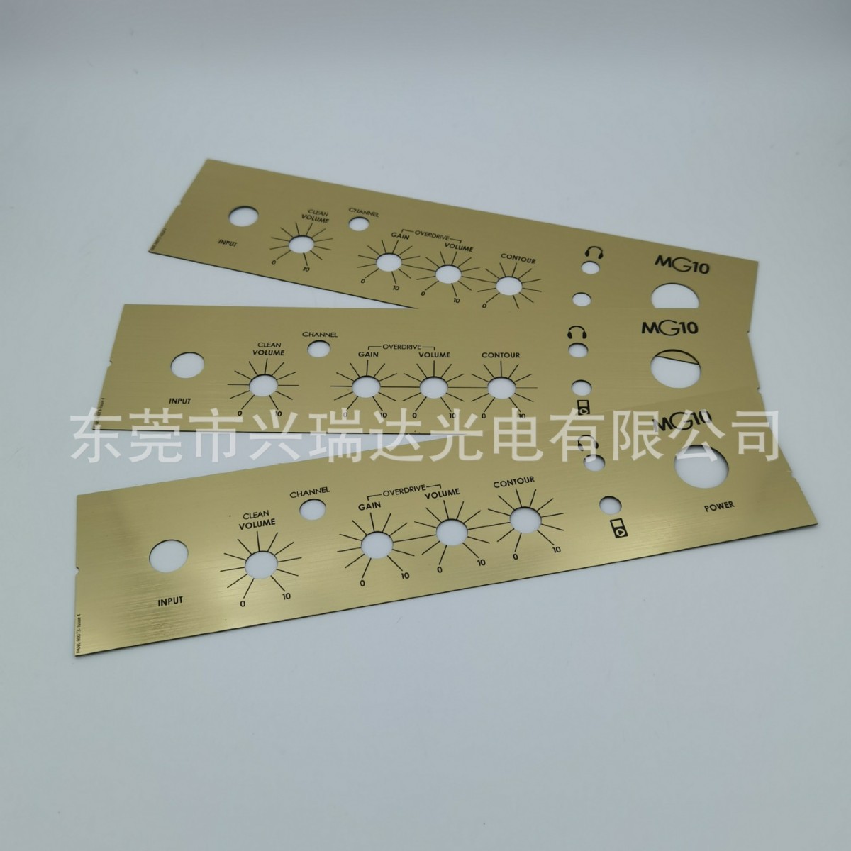 Manufacturer Customized Acrylic Pmma/Pc/Pet Brushed Panel Patch Window Lens Brushed Gold Brushed Silver