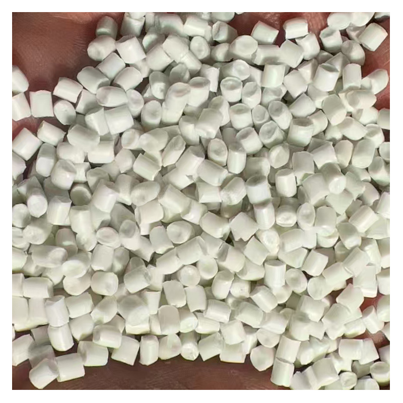 White Pp Granules Daily Necessities Plastic Granules Injection Molding Recycled Material Granules Doors and Windows Flower Pot Accessories Customized Supply