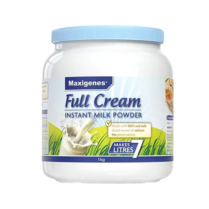 Meikezhuo Maxigenes Australia imported high calcium whole fat youth adult milk powder blue fat 1kg