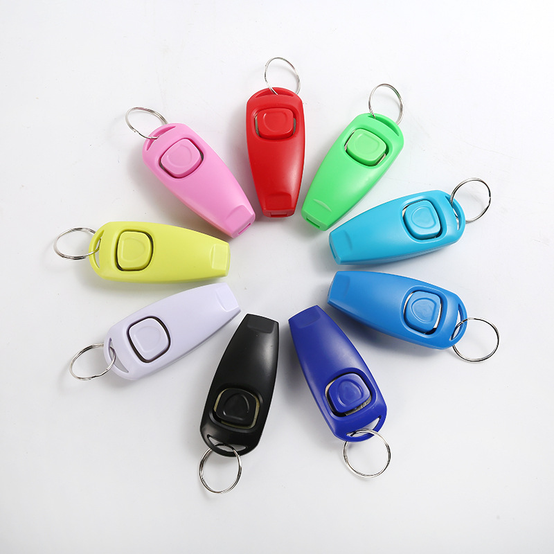 Dog Trainer Multifunctional Pet Clicker Whistle Dog Trainer Clicker Dog Flute Two-In-One Pet Supplies