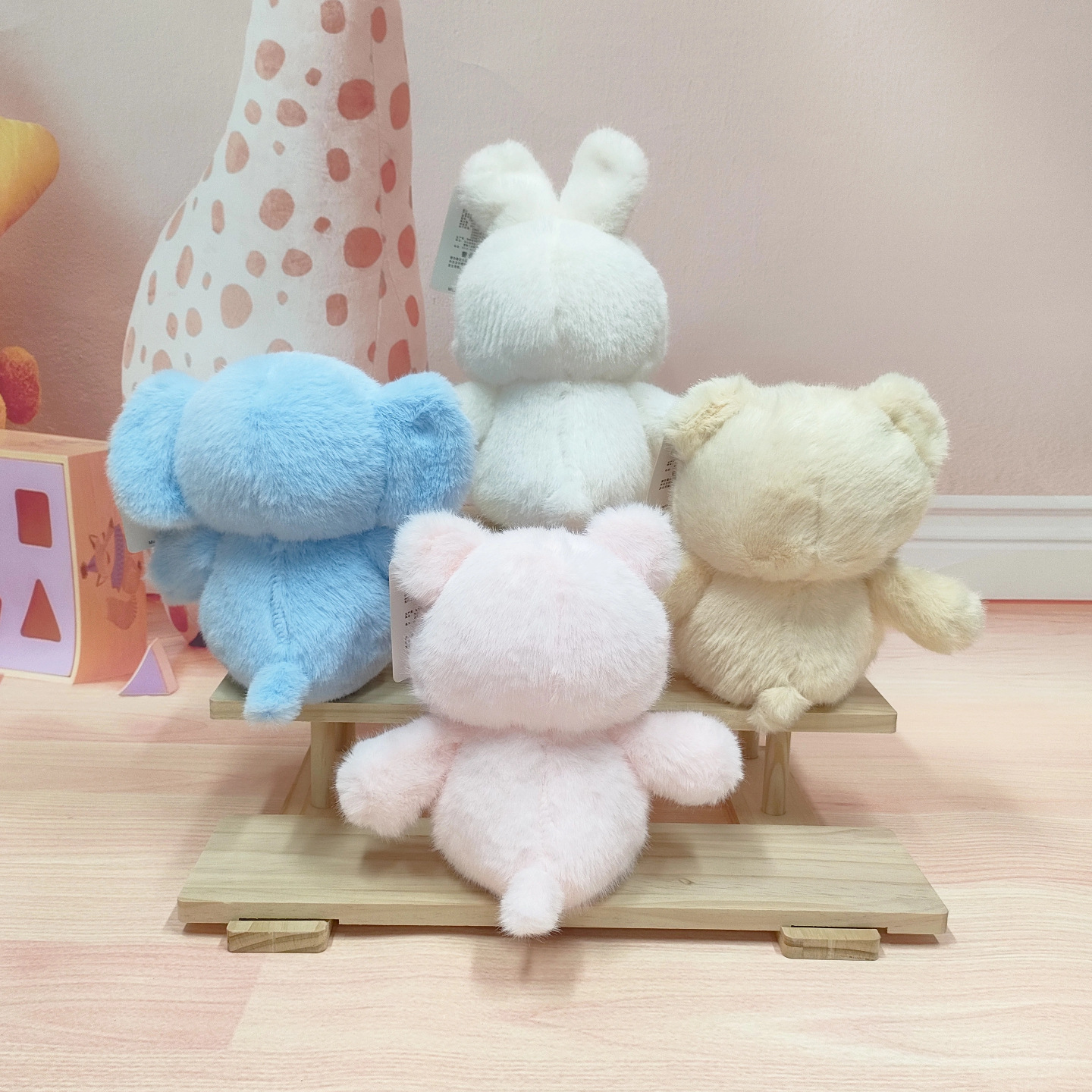 Candy Run Series Little Elephant Plush Toy Cute Pig Companion Doll Table Companion Bear Doll Children's Toy