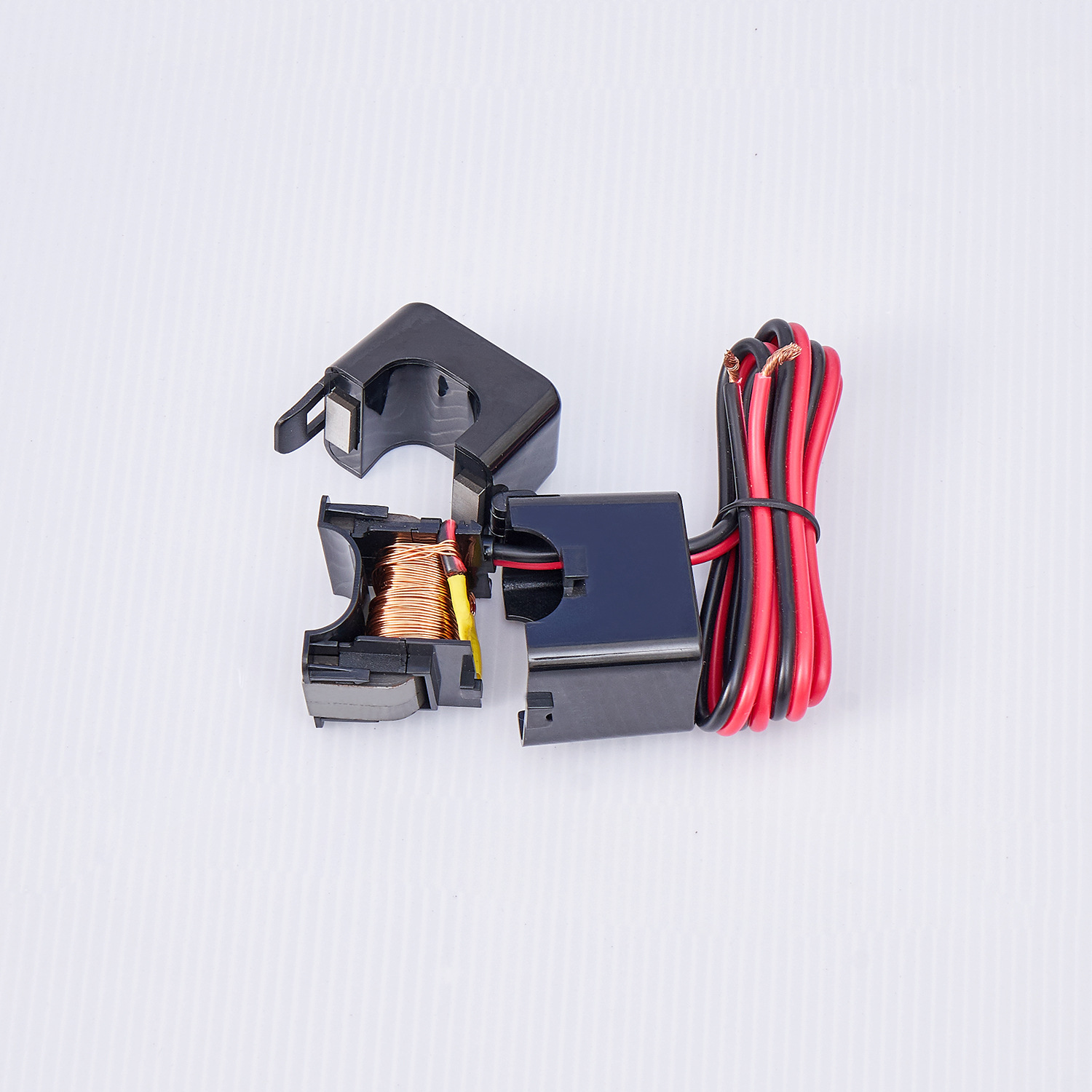 Opening and closing opening type current transformer 5A output low voltage opening type three-phase four-wire electric watchband metering through-core type