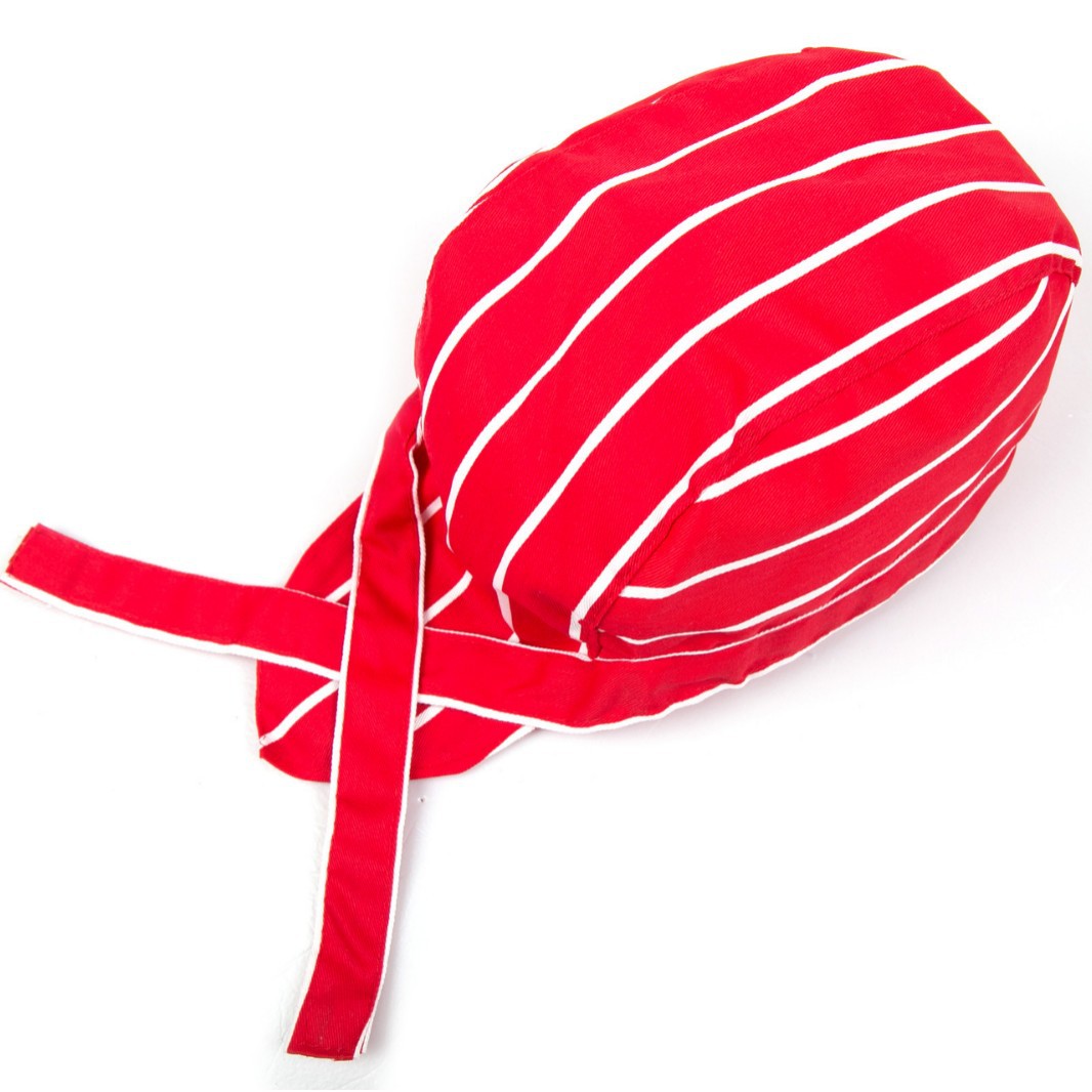 Cross-border Pirate Hat Chef Hat Korean Style Western Restaurant Waiter Men's and Women's Work Hat Headgear Hat Baotou Ribbon Hat