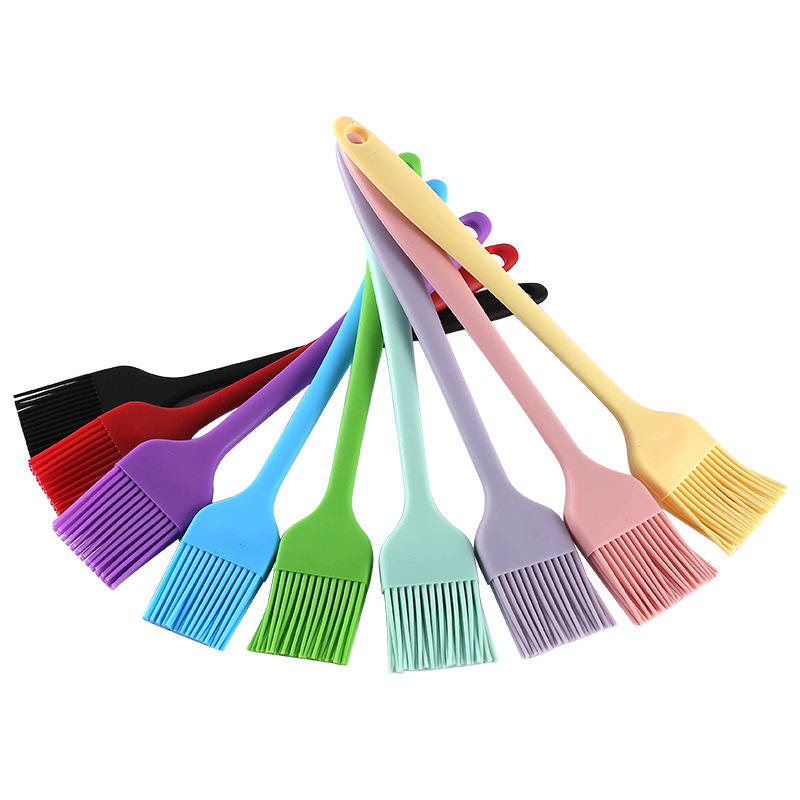 Xuanyi Food Grade Integrated Silicone Oil Brush Kitchen High Temperature Resistant Silicone Oil Brush Barbecue Utensils Small Barbecue Brush
