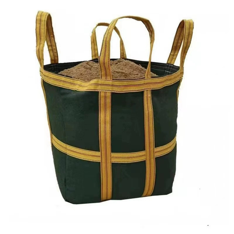 Thickened Canvas Ton Bag Square Ton Bag Lifting Bag High Altitude Lifting Bag Square Round Container Bag Special Bag for Crane