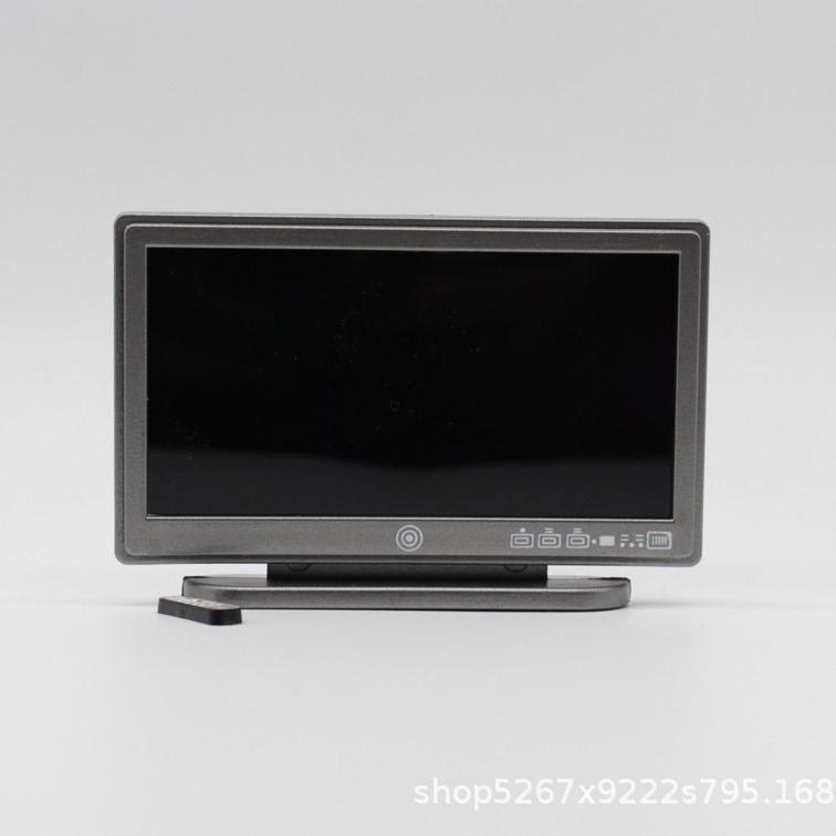 1:12 кукольный домик, мини модель игрушки, микро сцена, серый телевизор с пультом управления