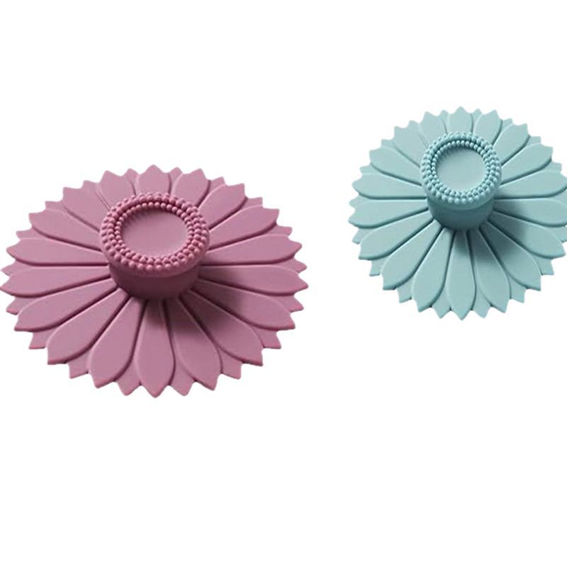 Silicone Cup Lid Sealed Creative Cup Lid Mug Glass Ceramic Cup Dust-proof Nordic Color Cup Lid