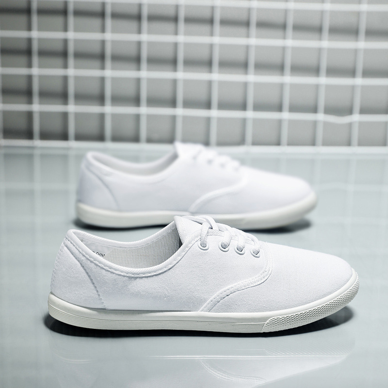 Men's and women's special shoes for senior high school entrance examination sports students standing triple jump running training college entrance examination students white retro sports shoes