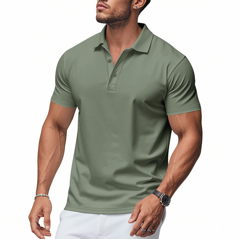 Cross-border European and American temuTK Southeast Asia Men's and Women's Advertising Shirt Golf Casual Breathable Quick-drying POLO Short-sleeved