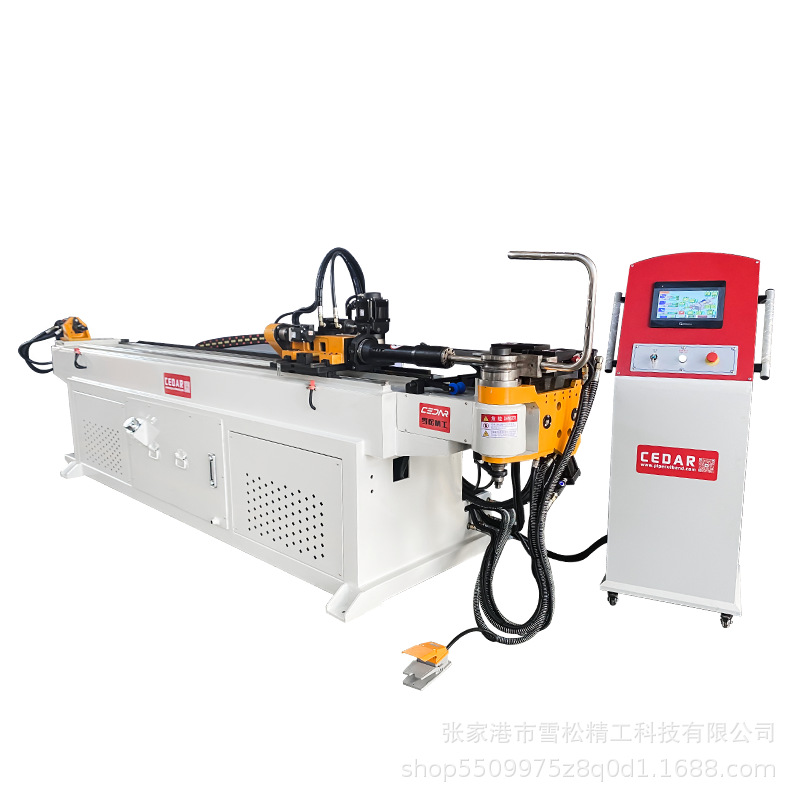 Fully Automatic Cnc Pipe Bending Machine Manufacturer Stainless Steel Square Tube Bending Car Oil Pipe Trolley Armrest Iron Aluminum Pipe Bending