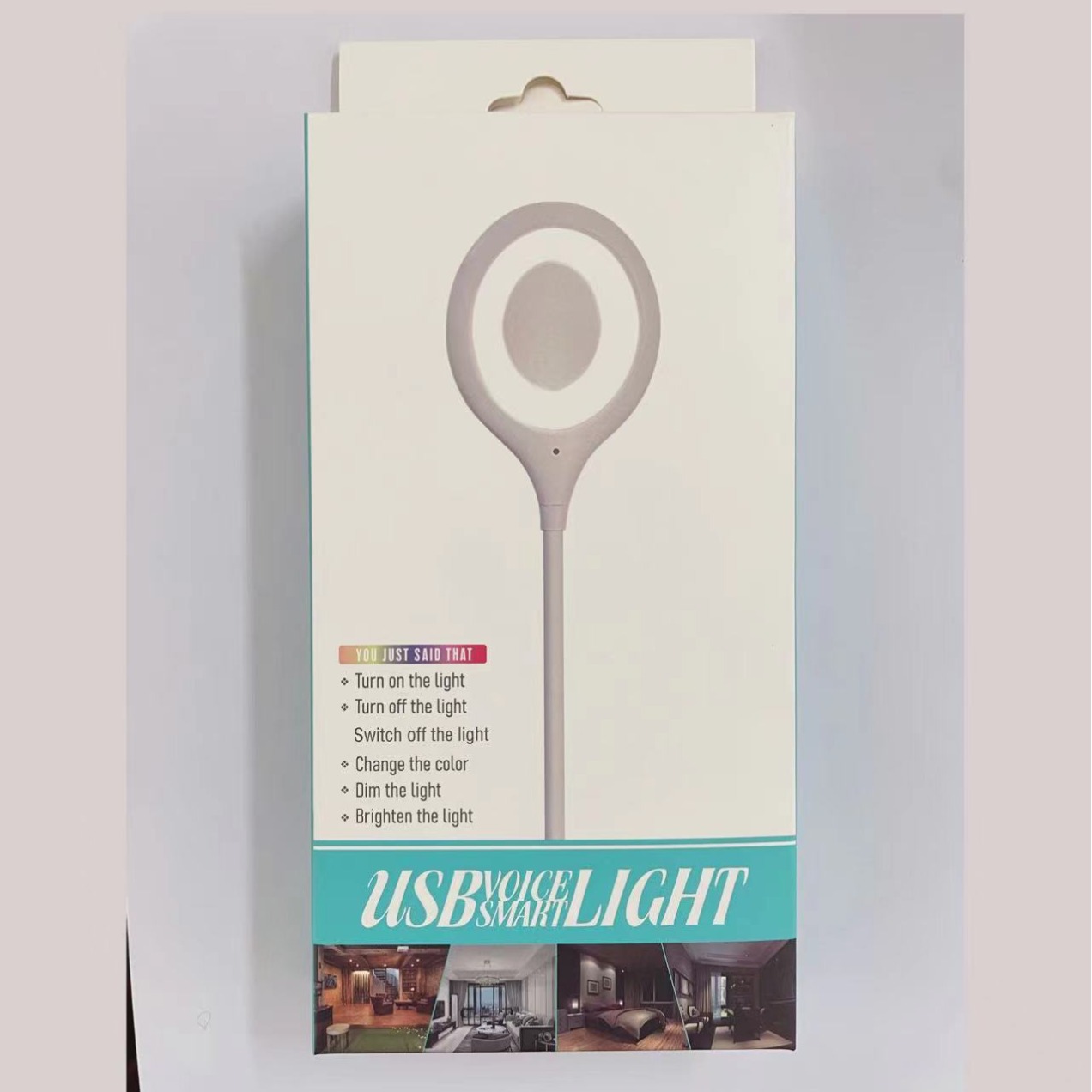 Кросс-бордерный USB голосовой свет, умный мини-ночник с трехскоростной регулировкой, портативный