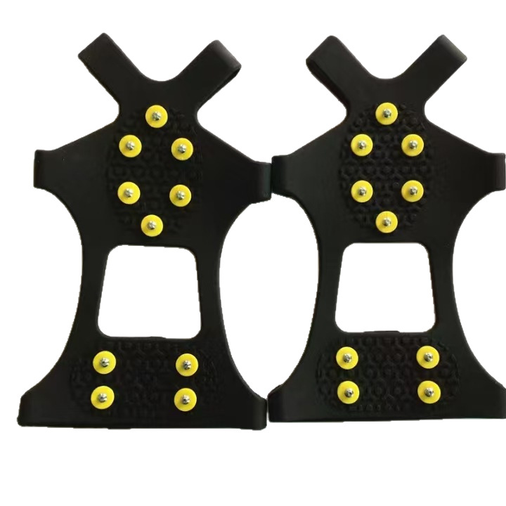 Outdoor Crampons Shoe Covers, Ice and Snow Climbing Shoes, Mountaineering Snow Claws, 5 Teeth, 8 Teeth, 10 Teeth Crampons, Non-Slip Shoe Covers