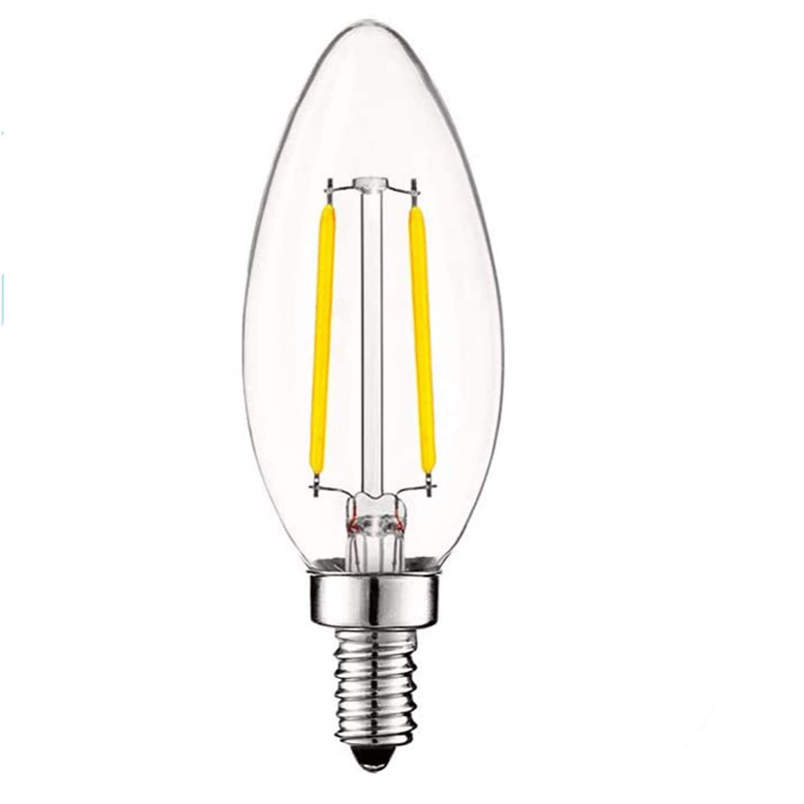 Frosted American Standard E12 110V Filament Bulb Led Tungsten Lamp C35 Led Filament Lamp Led Candle Lamp