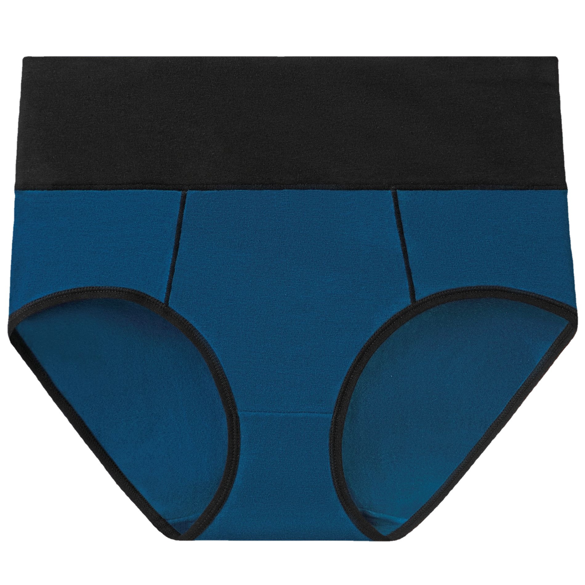Amazon Cross-border Pure Cotton Women's Underwear High Waist Hip Multi-size Contrast Color Postpartum Women's Underwear 8812