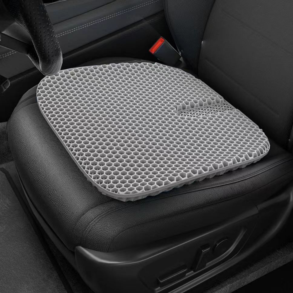 Latex Cushion Summer Ice Cushion Honeycomb Gel Seat Cushion Office Sedentary Silicone Fat Cushion Car Ice Cold Seat Cushion