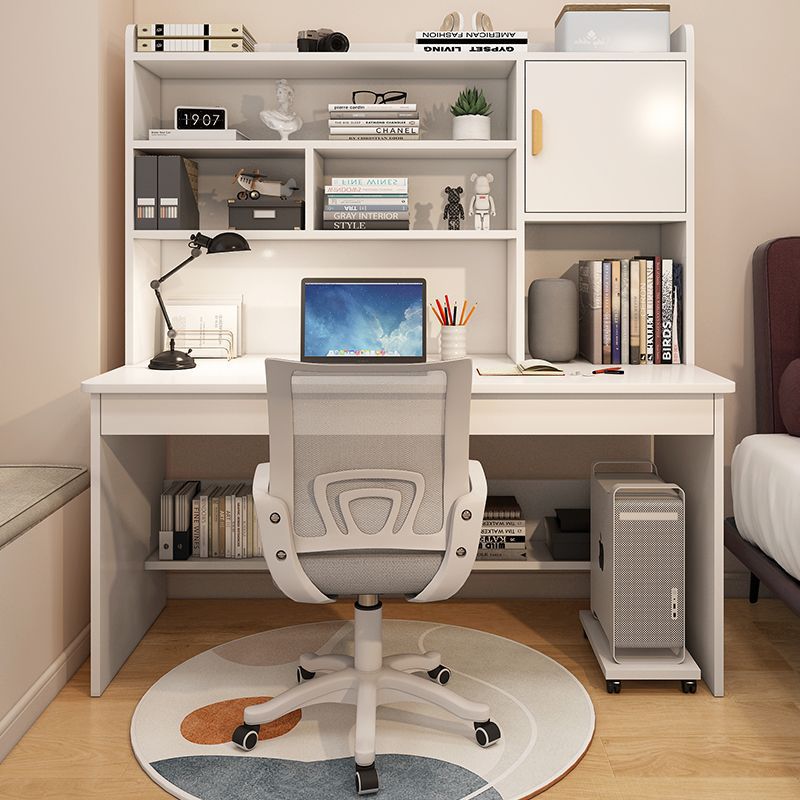 Специальный учебный стол для учеников старших классов, простой современный стол с интегрированной книжной полкой