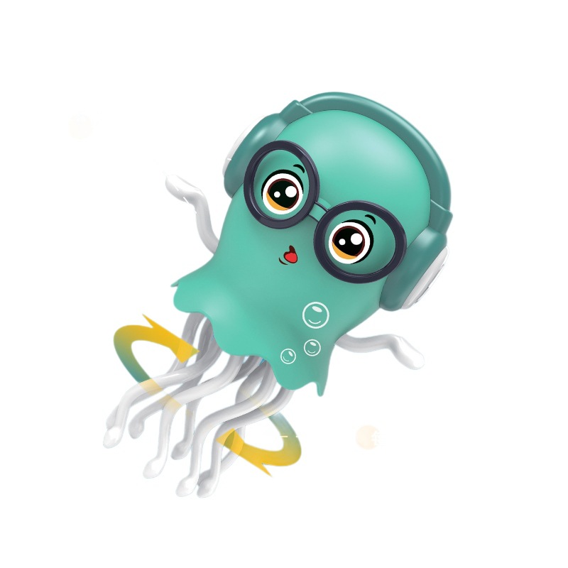 Popular Cross-Border Electric Magical Dancing Jellyfish Stress-Relief Toy for Children with Lights and Music