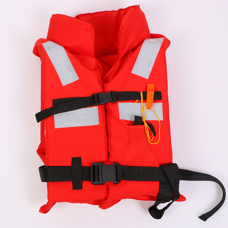 Factory wholesale CCS inspection life jacket large buoyancy Marine standard work life jacket maritime approval