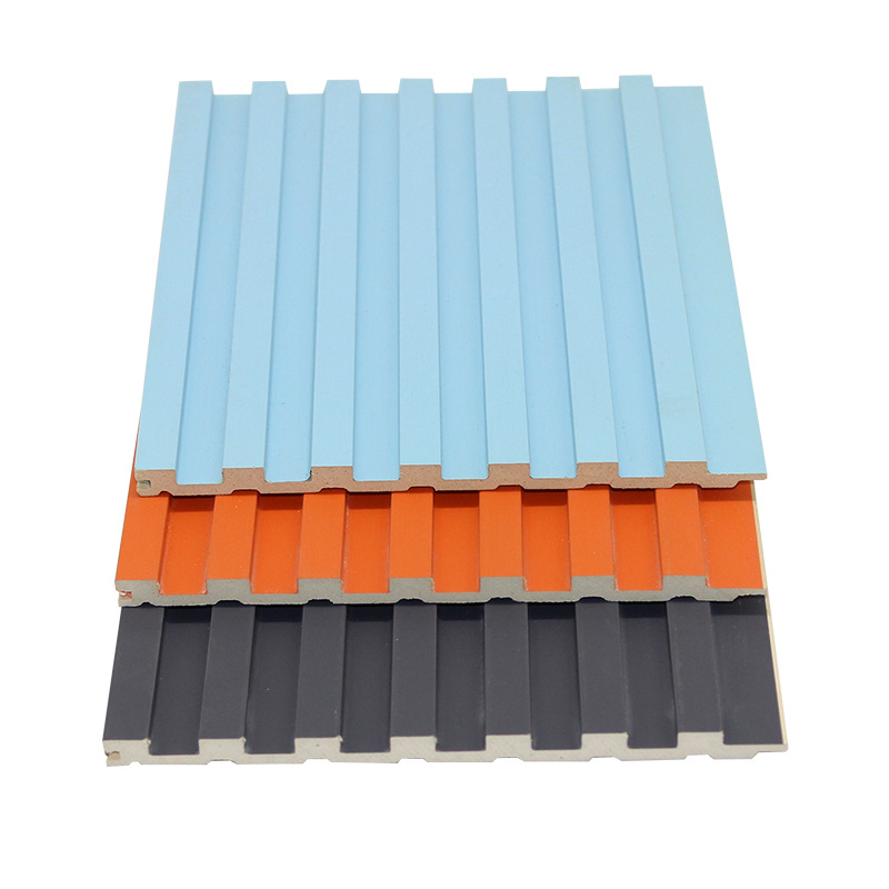 SOURCE Factory undertakes foreign trade orders wood plastic solid grid background wall bamboo fiber wall panel