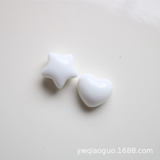 Glossy Star Heart Cute DIY Cream Glue Homemade Mobile Phone Case Headwear Hairpin Jewelry Resin Accessories Wholesale