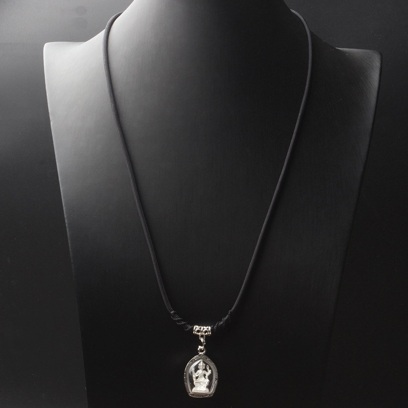 New Thai Buddha Amulet Chain, Hand-Woven Buddha Amulet Rope