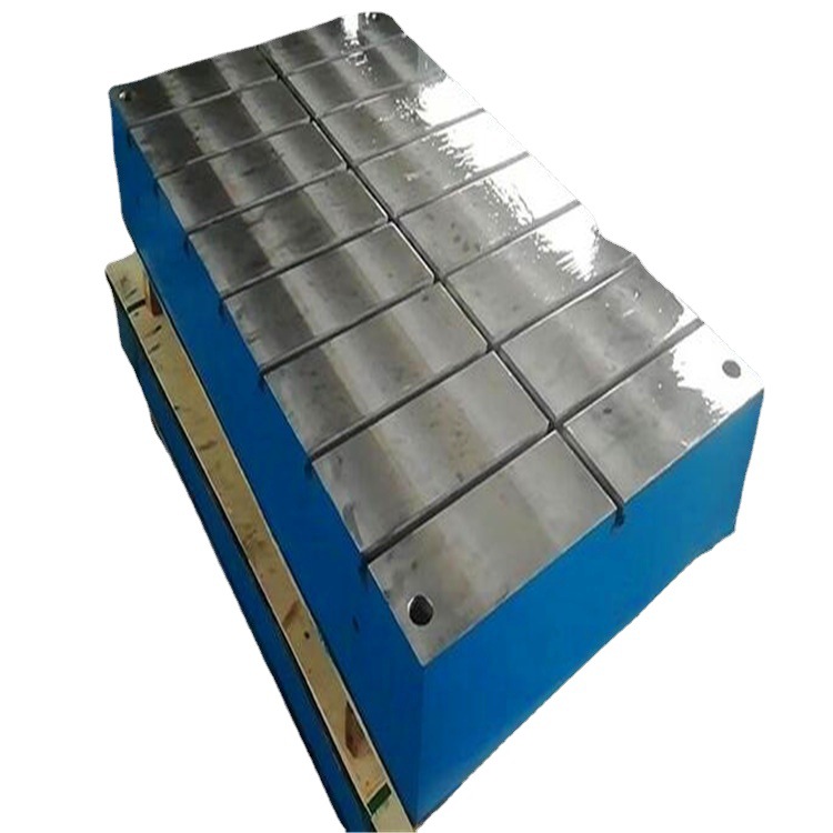 Чугунная платформа с T-образными пазами, чугунная сборочная платформа, чугунная плоская плита, платформа для маркировки, сварочный верстак